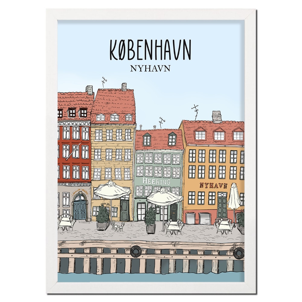 København - Nyhavn plakat -