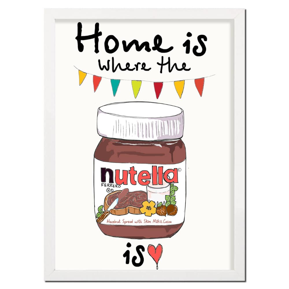 Home Is Where Is plakat - Mouseandpen