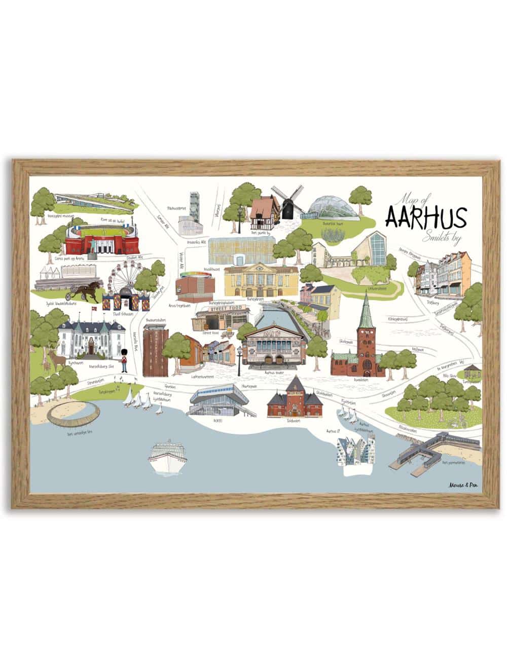 Map of Aarhus Mouseandpen